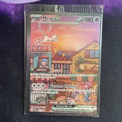 Mew ex SVP 053 Pokemon TCG Scarlet Violet 151 Black Star Promo Full Art SEALED - Image 1