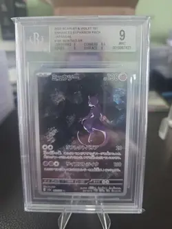 2023 Scarlet & Violet 151 Pokemon Mewtwo AR 183/165 Japanese Version BGS 9.0 - Image 1