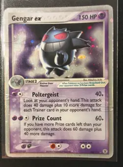 Pokemon Gengar ex 108/112 Firered & Leafgreen Holo ENG-Very Played - Image 1