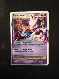 Mewtwo Lv.X DP28 ULTRA RARE Black Star Promo Pokemon - Image 1
