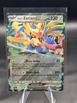 Pokemon TCG - Hop's Zacian ex 111/159 Double Rare - Journey Together - Near Mint - Image 1