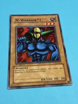 M-Warrior #1 LOB-076 (Common, 1st Edition, LP) Yugioh - Image 1