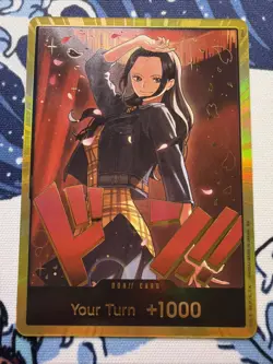 DON!! Card (Nico Robin) Gold One Piece EB03 Heroines Edition Super Minty - Image 1