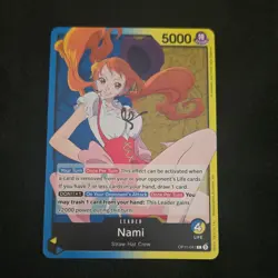 One Piece Nami Leader OP11-041 Leader Bandai Regular English Card 5000 Power - Image 1