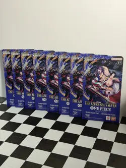 ONE PIECE TCG The Azure Sea’s Seven OP-14 Sleeved Booster Pack- Sealed Lot Of 8 - Image 1