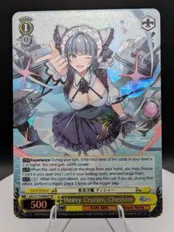 Weiss Schwarz Azur Lane Vol. 2: Heavy Cruiser, Cheshire SR (NM) English - Image 1
