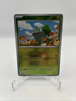 001/132 Bulbasaur 2026 Pokemon Day League Stamped Promo Card Mega TCG Play - Image 1