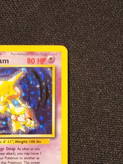 Pokemon Alakazam Base Set Holo Rare 1/102 - NM/LP Psychic Card 1999 - SEE PICS! - Image 4