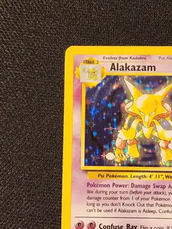 Pokemon Alakazam Base Set Holo Rare 1/102 - NM/LP Psychic Card 1999 - SEE PICS! - Image 5