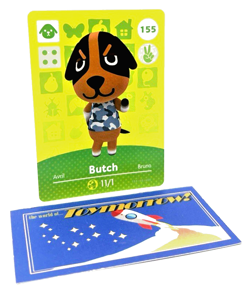 Animal Crossing Nintendo Amiibo - BUTCH #155 - Series 2 Authentic Card - Image 1