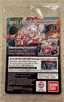Bandai Namco One Piece Monkey.D.Luffy US Voyage Promo Holo Card P-055 - Image 2