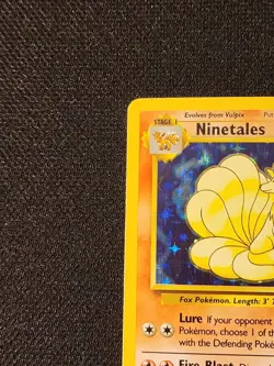 Pokemon TCG Ninetales Base Set - Holo Rare Card 12/102 80HP - SEE GREAT PICS! - Image 5