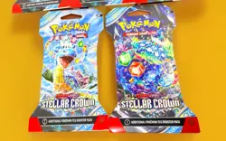 Lot of 5 Pokemon Booster Packs Scarlet & Violet Stellar Crown 50 Cards 5x10 - Image 4