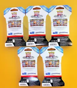 Lot of 5 Pokemon Booster Packs Scarlet & Violet Stellar Crown 50 Cards 5x10 - Image 5