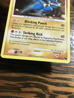 2008 Lucario - 2/17 POP Series 8 Promos - Holo Rare Pokemon Card TCG LP - Image 3