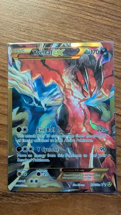 Pokemon Yveltal EX XY150A Alternate Art Promo Holo TCG Card English - Image 1