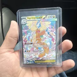 Pokemon Mega Dragonite EX Full Art Holo Card 370 HP 290/217 English - Image 1