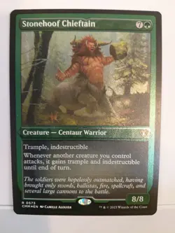 Stonehoof Chieftain Commander Masters Foil - Image 1