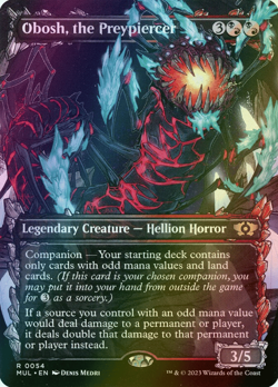 MTG Obosh, the Preypiercer Showcase Borderless Full Art Foil ** MUL ** English - Image 1