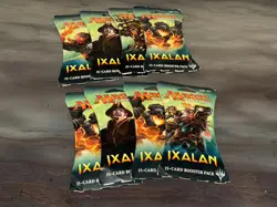 MTG Ixalan Booster Pack X8 NEW FACTORY SEALED English 8 Sleeved Packs - Image 1