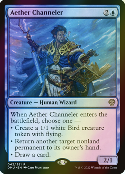 MTG Aether Channeler Foil ** Dominaria United ** English - Image 1