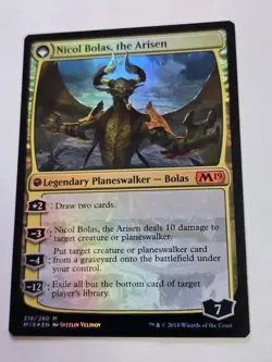 FOIL Nicol Bolas, the Ravager x1 MTG M19 Core 2019 Magic Near Mint NM English - Image 2