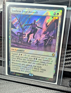 Endless Foot Assault (Surge Foil) MTG Commander: Teenage Mutant Ninja Turtles NM - Image 1