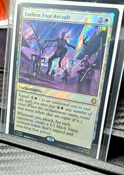 Endless Foot Assault (Surge Foil) MTG Commander: Teenage Mutant Ninja Turtles NM - Image 4