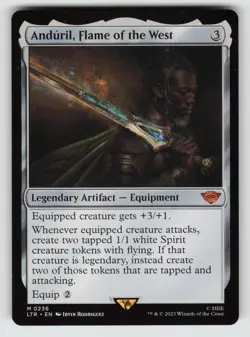 Anduril, Flame of the West *Non-Foil* LTR 236 NM - Image 1