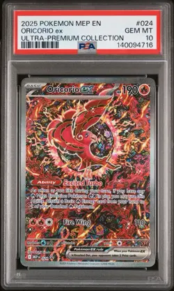 PSA 10 ORICORIO ex 024 | UPC Promo Full Art Graded Pokemon Card - Image 1