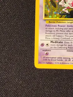 Mr. Mime - 6/64 - Pokemon Jungle Unlimited Holo - 1999 Rare Card WOTC NM-LP+ - Image 2