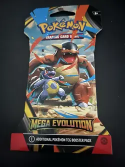 (VERY HEAVY) 32.89g Pokemon TCG Mega Evolution Sleeved Booster Pack (SEALED)✅ - Image 2