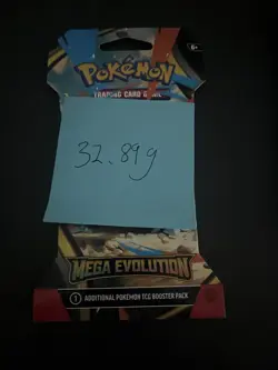 (VERY HEAVY) 32.89g Pokemon TCG Mega Evolution Sleeved Booster Pack (SEALED)✅ - Image 3