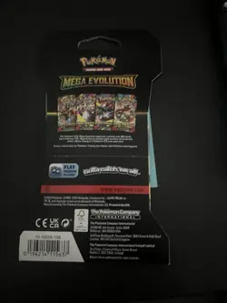 (VERY HEAVY) 32.89g Pokemon TCG Mega Evolution Sleeved Booster Pack (SEALED)✅ - Image 4