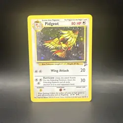 Pidgeot 14/130 Base Set 2 Holo Rare WOTC Vintage Pokemon Card - Image 1