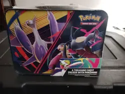 2025 POKEMON TCG COLLECTOR TREASURE CHEST LUNCH BOX TIN NEW/SEALED - Image 1