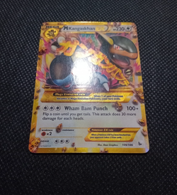 M Kangaskhan EX 109/106 XY Flashfire Pokemon TCG Secret Rare NM - Image 3