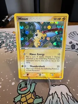 Pokemon TCG Minun EX Hidden Legends 67/101 - 2004 Holo - LP - Image 1