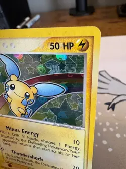 Pokemon TCG Minun EX Hidden Legends 67/101 - 2004 Holo - LP - Image 2