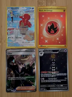 Pokemon NM: Octillery TG03 + Clive 227 + Fire Energy 230 + Gothitelle 211 - Image 1
