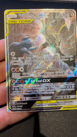 Garchomp & Giratina GX Tag Team SM193 Sun & Moon Black Star Promo Pokemon - Mint - Image 2