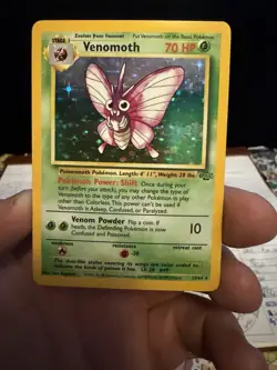 Pokemon Venomoth Holo Jungle 13/64 Rare Vintage 1999 NM - Image 1