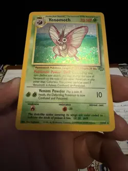 Pokemon Venomoth Holo Jungle 13/64 Rare Vintage 1999 NM - Image 2