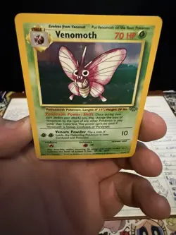 Pokemon Venomoth Holo Jungle 13/64 Rare Vintage 1999 NM - Image 3