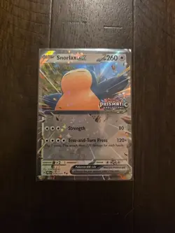 Snorlax ex 076/131 Prismatic Evolutions Stamp Special Collection Promo Pokemon - Image 1