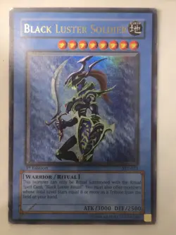 Yu-Gi-Oh! Black Luster Soldier SYE-024 Ultra Rare 1st Edition Warrior Card - Image 1