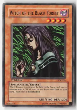 Yugioh - Witch of the Black Forest SDP-014 1st Edition - Starter Deck: Pegasus - Image 1