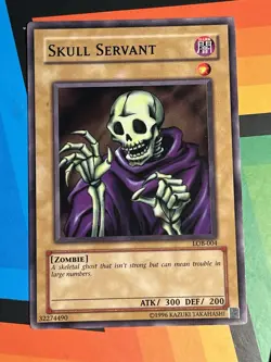Yugioh Skull Servant LOB-004 Common NM x1 - Image 1