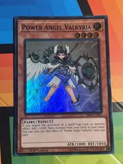 Power Angel Valkyria - SR05-EN003 - Super Rare - 1st Edition Near Mint Yugioh x1 - Image 1