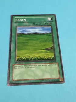 YUGIOH - SOGEN - LOB-049 - 1ST COMMON - LP - Image 1